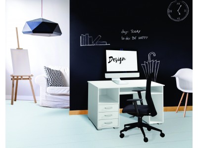 Бюро ANA 3F (бяло)